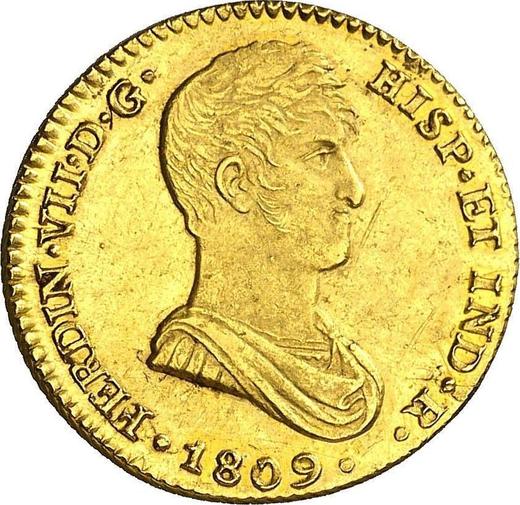 Avers 2 Escudos 1809 S CN "Typ 1809-1811" - Goldmünze Wert - Spanien, Ferdinand VII