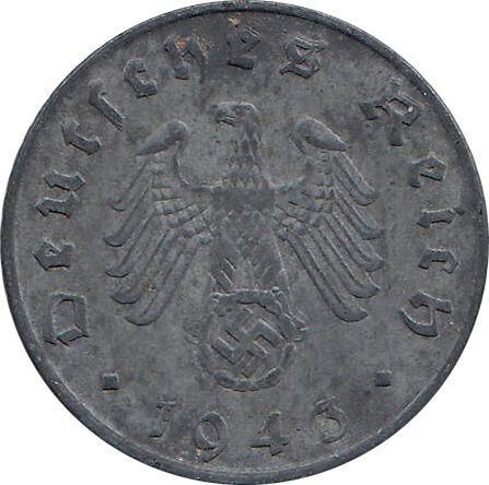 Reverse 5 Reichspfennig 1943 E "Type 1940-1944" -  Coin Value - Germany, Third Reich