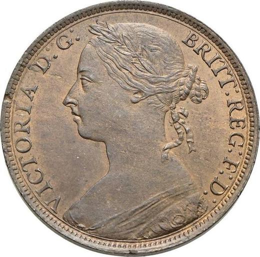 Anverso Penique 1893 "Tipo 1860-1894" - valor de la moneda  - Gran Bretaña, Victoria