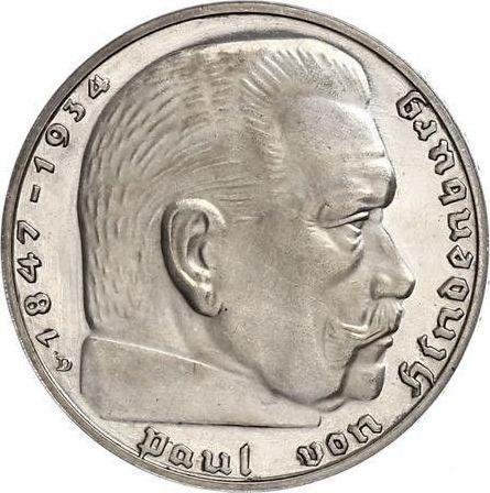 Avers 2 Reichsmark 1936 D "Typ 1936-1939" - Silbermünze Wert - Deutschland, Drittes Reich