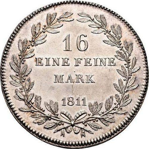 Reverso Tálero 1811 - valor de la moneda de plata - Isenburg, Carlos Federico Ludwig Moritz