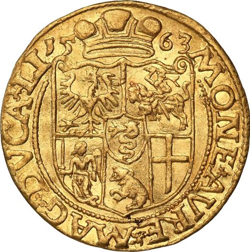 Reverse Ducat 1563 "Lithuania" - Gold Coin Value - Poland, Sigismund II Augustus