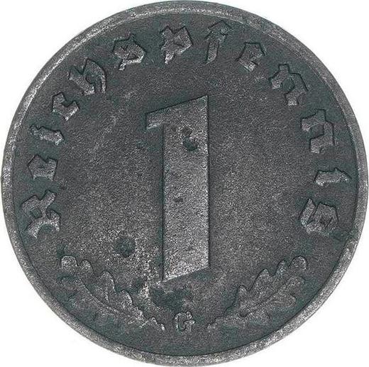 Obverse 1 Reichspfennig 1941 G "Type 1940-1945" -  Coin Value - Germany, Third Reich