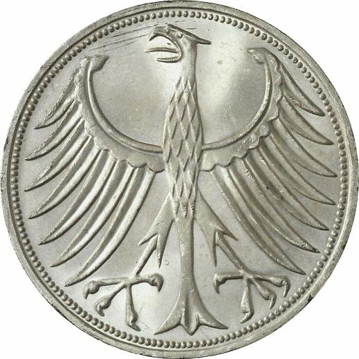 Revers 5 Mark 1971 F - Silbermünze Wert - Deutschland, BRD