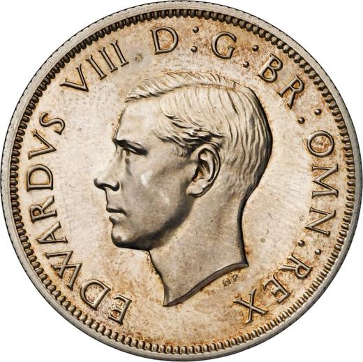 Avers Probe 2 Schilling (Florin) 1937 HP - Silbermünze Wert - Großbritannien, Eduard VIII