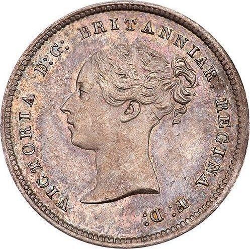 Obverse Fourpence (Groat) 1851 "Type 1838-1887" - Silver Coin Value - United Kingdom, Victoria