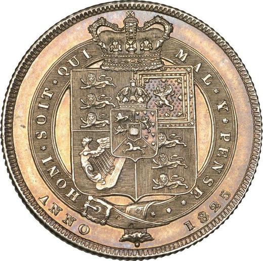 Reverse Shilling 1825 BP "Type 1823-1825" - Silver Coin Value - United Kingdom, George IV