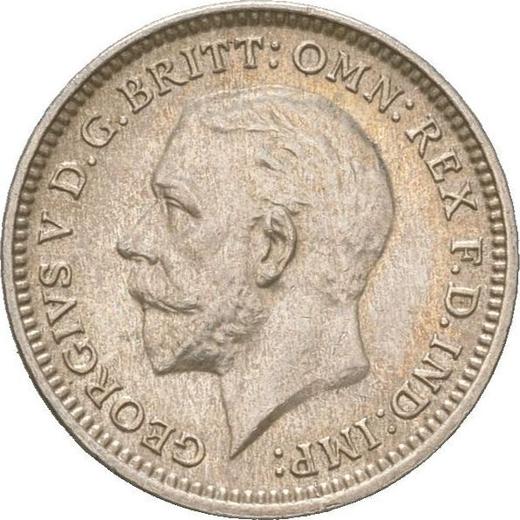 Obverse Threepence 1932 "Type 1927-1936" - Silver Coin Value - United Kingdom, George V