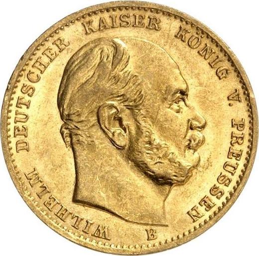 Obverse 10 Mark 1872 B "Prussia" - Gold Coin Value - Germany, German Empire