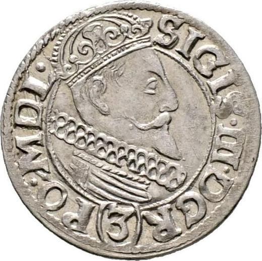Obverse 3 Kreuzer 1617 - Silver Coin Value - Poland, Sigismund III Vasa