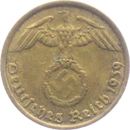 Reverse 5 Reichspfennig 1939 D "Type 1936-1939" -  Coin Value - Germany, Third Reich