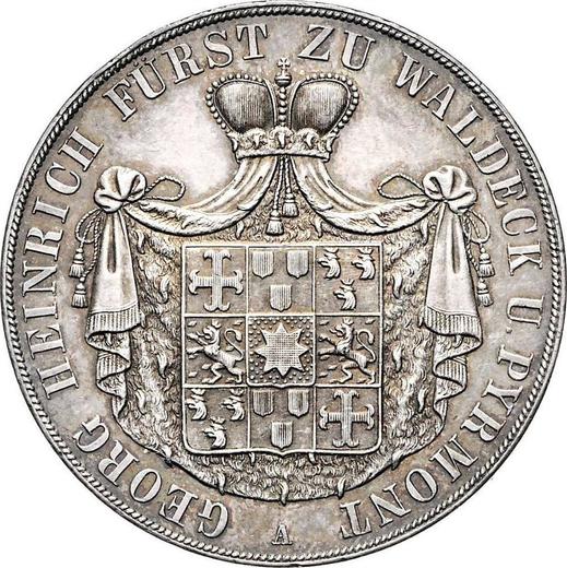 Obverse 2 Thaler 1842 A - Silver Coin Value - Waldeck-Pyrmont, George Heinrich