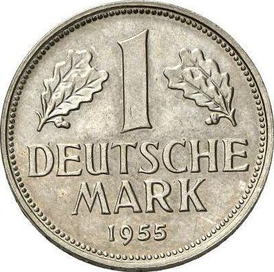 Avers 1 Mark 1955 G - Münze Wert - Deutschland, BRD
