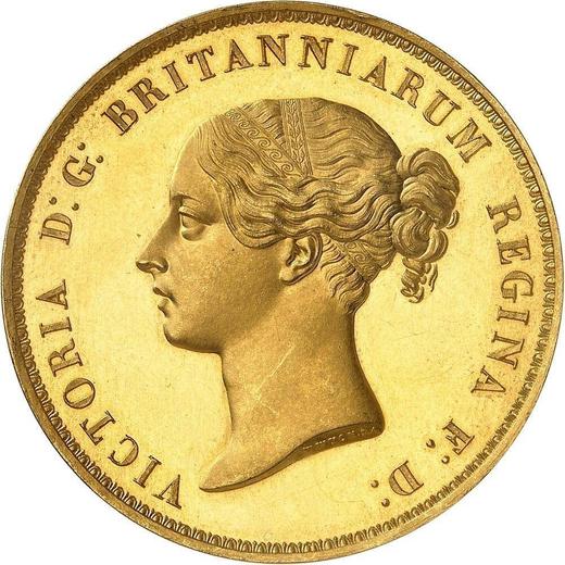Obverse Five Pounds 1839 W. WYON "Una and the Lion" - Gold Coin Value - United Kingdom, Victoria
