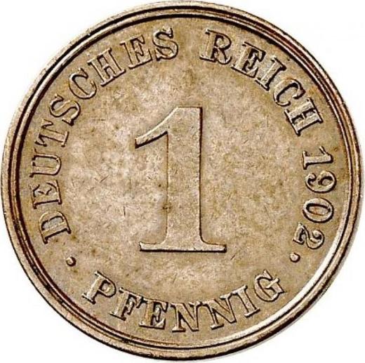 Obverse 1 Pfennig 1902 J "Type 1890-1916" -  Coin Value - Germany, German Empire