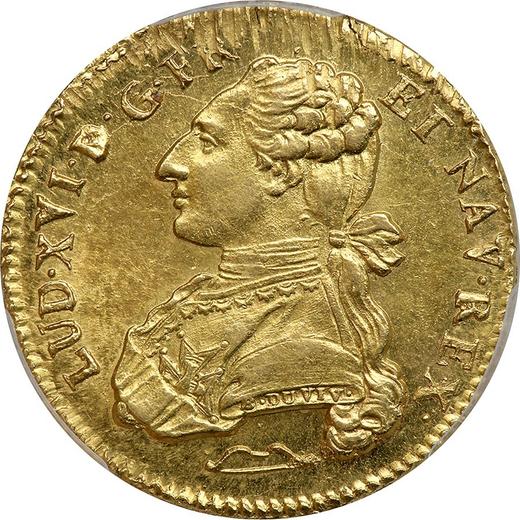 Obverse Double Louis d'Or 1776 & - Gold Coin Value - France, Louis XVI