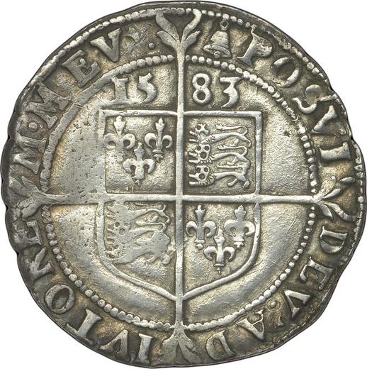 Reverse Sixpence 1583 "Sixth issue" ELIZAB - Silver Coin Value - United Kingdom, Elizabeth I