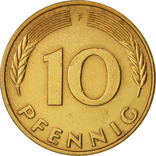 Obverse 10 Pfennig 1976 F - Coin Value - Germany, FRG