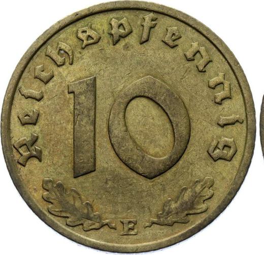 Obverse 10 Reichspfennig 1938 E "Type 1936-1939" -  Coin Value - Germany, Third Reich