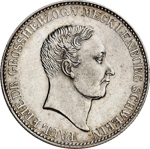 Obverse 2/3 Thaler 1839 - Silver Coin Value - Mecklenburg-Schwerin, Paul Friedrich