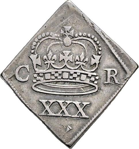 Obverse Halfcrown 1646 "Type 1645-1646" - Silver Coin Value - United Kingdom, Charles I