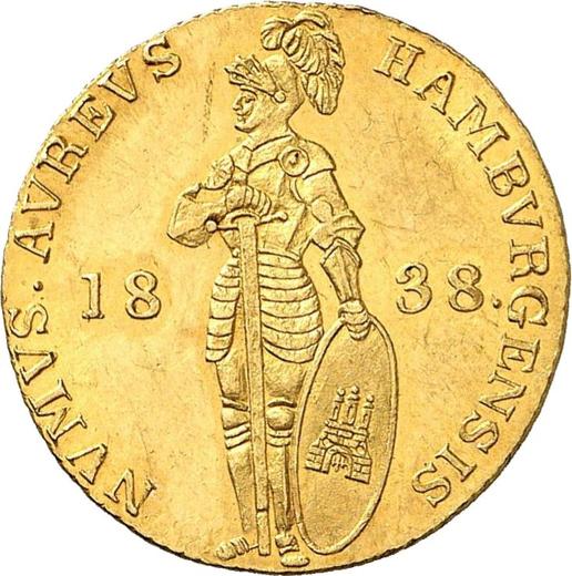 Obverse Ducat 1838 -  Coin Value - Hamburg, Free City