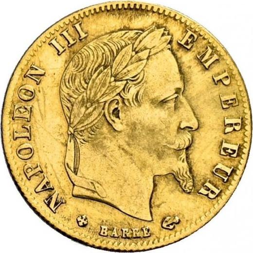 Obverse 5 Francs 1867 BB "Type 1862-1869" - Gold Coin Value - France, Napoleon III