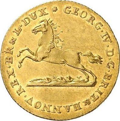Obverse Ducat 1821 C - Gold Coin Value - Hanover, George IV