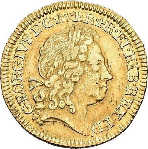 Obverse Half Guinea 1715 "First laureated bust" - Gold Coin Value - United Kingdom, George I