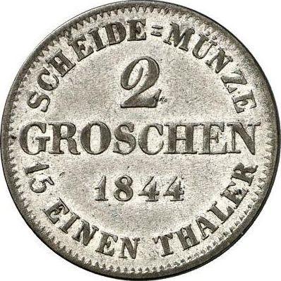 Reverse 2 Groschen 1844 G - Silver Coin Value - Saxe-Coburg and Gotha, Ernest I