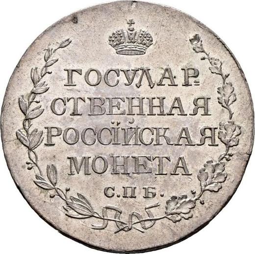 Reverse Poltina 1809 СПБ МК - Silver Coin Value - Russia, Alexander I