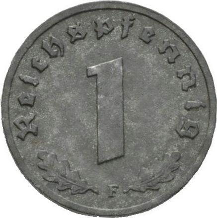 Obverse 1 Reichspfennig 1944 F "Type 1940-1945" -  Coin Value - Germany, Third Reich