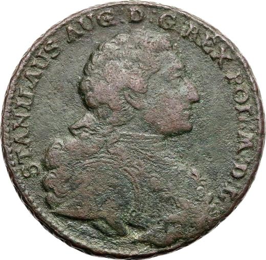 Obverse 3 Groszy (Trojak) 1766 g "Portrait in armor" STANILAUS - Coin Value - Poland, Stanislaus II Augustus