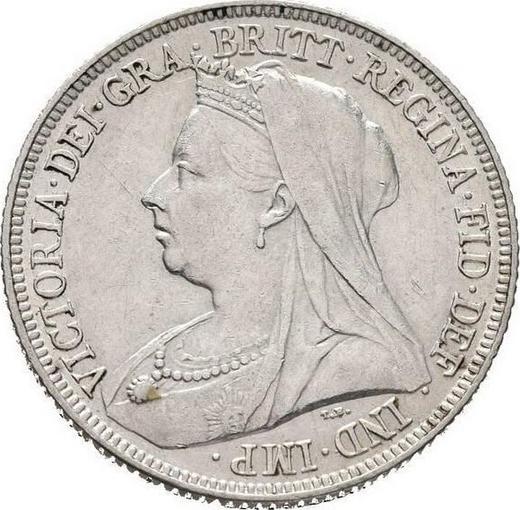 Obverse Shilling 1894 TB - Silver Coin Value - United Kingdom, Victoria
