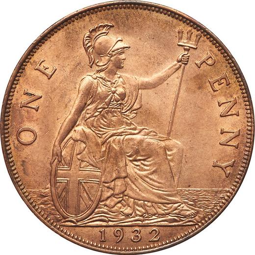 Reverse Penny 1932 "Type 1911-1936" -  Coin Value - United Kingdom, George V