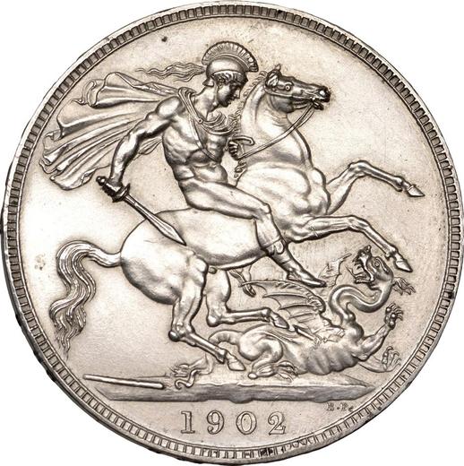 Reverse Crown 1902 - Silver Coin Value - United Kingdom, Edward VII