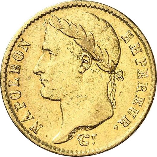 Obverse 20 Francs 1810 Q "Type 1809-1815" - Gold Coin Value - France, Napoleon I