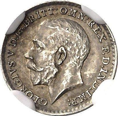 Obverse Penny 1916 "Type 1911-1920" - Silver Coin Value - United Kingdom, George V