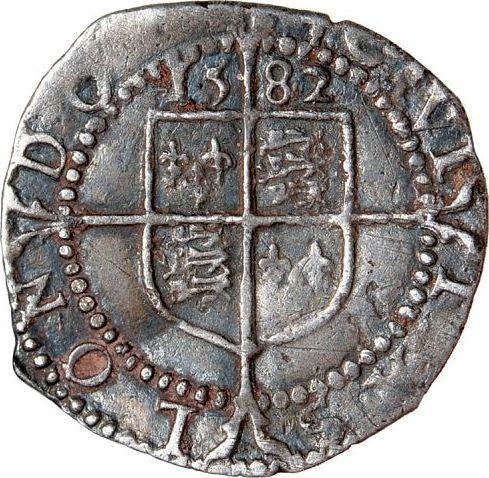 Reverse 1 1/2 Pence 1582 "Fifth issue" - Silver Coin Value - United Kingdom, Elizabeth I