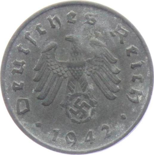 Reverse 10 Reichspfennig 1942 A "Type 1940-1945" -  Coin Value - Germany, Third Reich