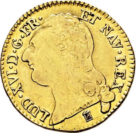Obverse Louis d'Or 1787 K - Gold Coin Value - France, Louis XVI