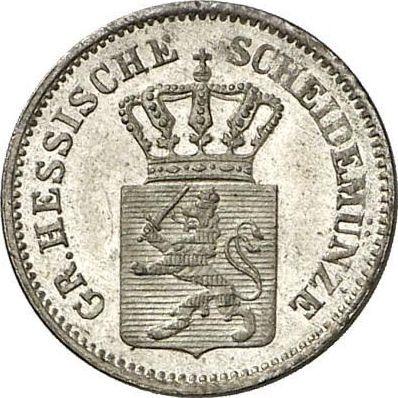 Obverse Kreuzer 1867 - Silver Coin Value - Hesse-Darmstadt, Louis III