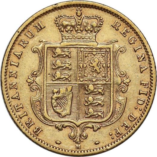 Reverse Half Sovereign 1887 M "Coat of arms" - Gold Coin Value - Australia, Victoria