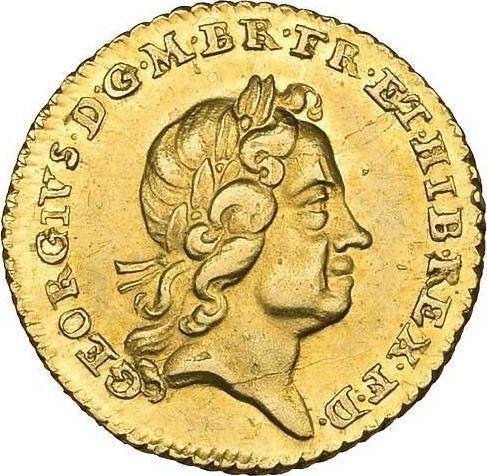 Obverse Quarter Guinea 1718 - Gold Coin Value - United Kingdom, George I