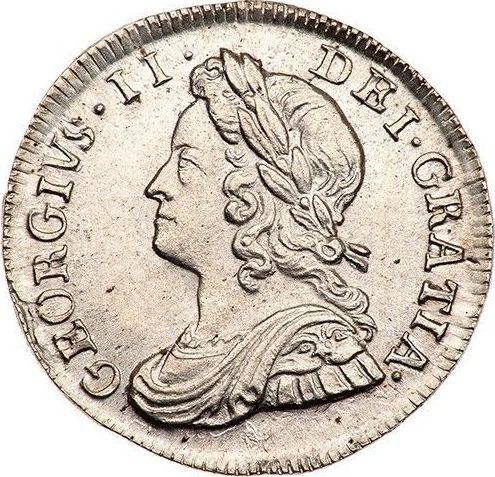 Anverso 3 peniques 1746 - valor de la moneda de plata - Gran Bretaña, Jorge II