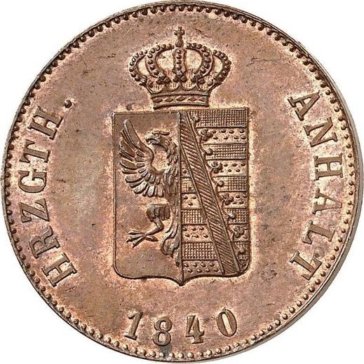 Obverse 3 Pfennig 1840 -  Coin Value - Anhalt-Dessau, Leopold Frederick