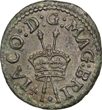 Аверс монеты - Фартинг без года (1603-1625) Овальная форма - цена монеты - Великобритания, Яков I