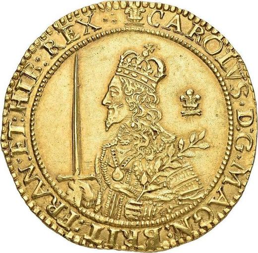 Obverse 3 Unite (Triple unite) 1643 "Large portrait" - Gold Coin Value - United Kingdom, Charles I