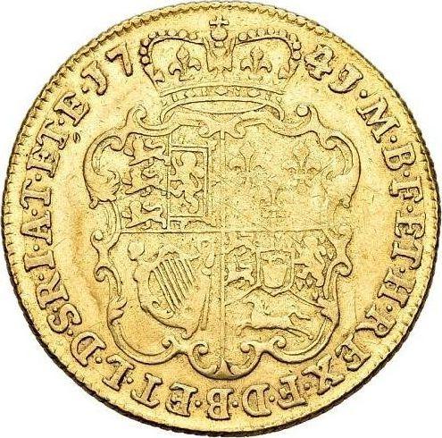 Реверс монеты - 1 гинея 1741 года "Портрет в среднем возрасте" - цена золотой монеты - Великобритания, Георг II