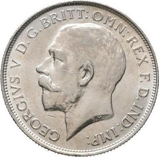 Anverso Florín (2 chelines) 1914 - valor de la moneda de plata - Gran Bretaña, Jorge V